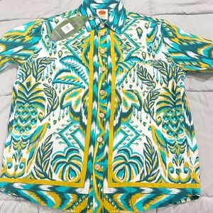 FARM Rio Multicolor Tropical Print Shirt